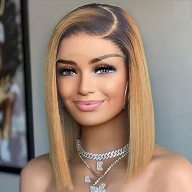 Bijou Ombre Honey Blonde Body Wave Glueless Wig