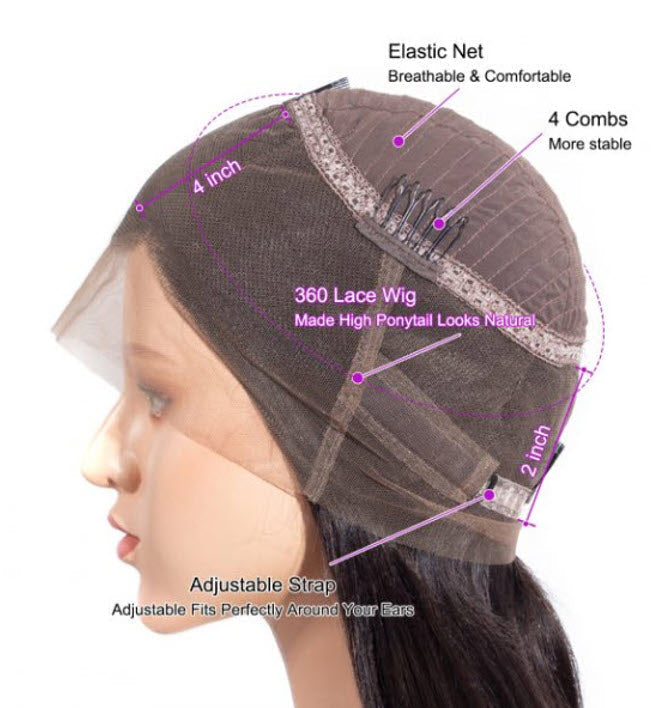 Charlotte Brazilian Body Wave Virgin Hair Wig - True Glow Naturals