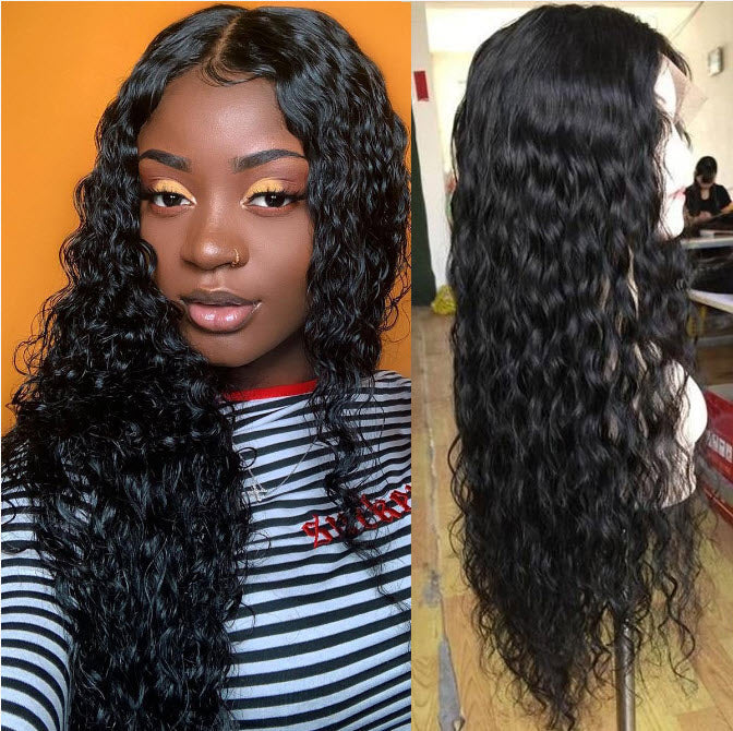 Della Brazilian Water Wave Wig