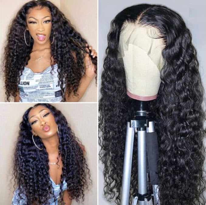 Demetria Brazilian Deep Curly Wave Wig - True Glow Naturals