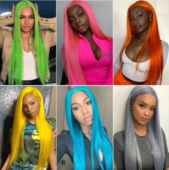 Antonia Coloured Straight Wigs