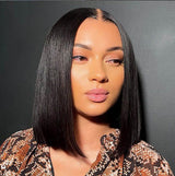Victoria Straight Short Bob Glueless Wig - True Glow Naturals