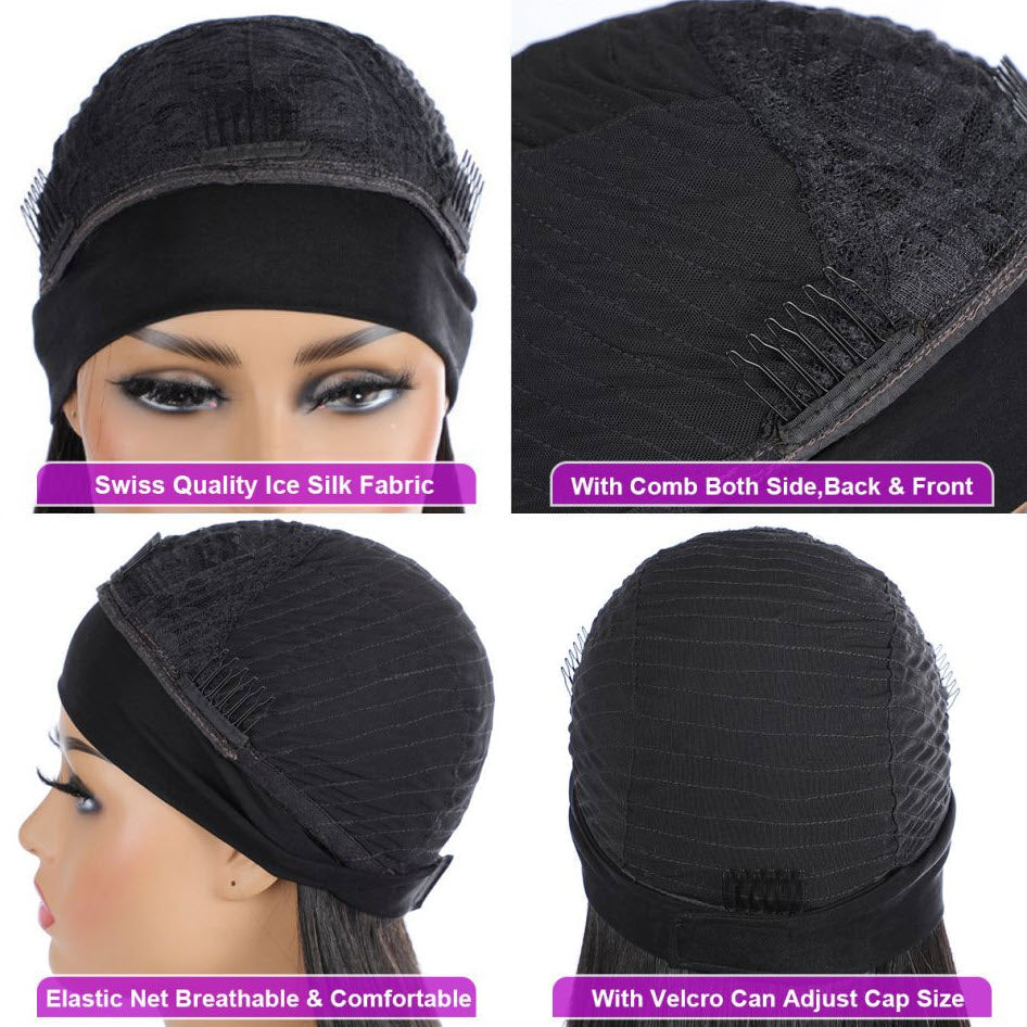 Gabriella Kinky Curly Headband Wig - True Glow Naturals