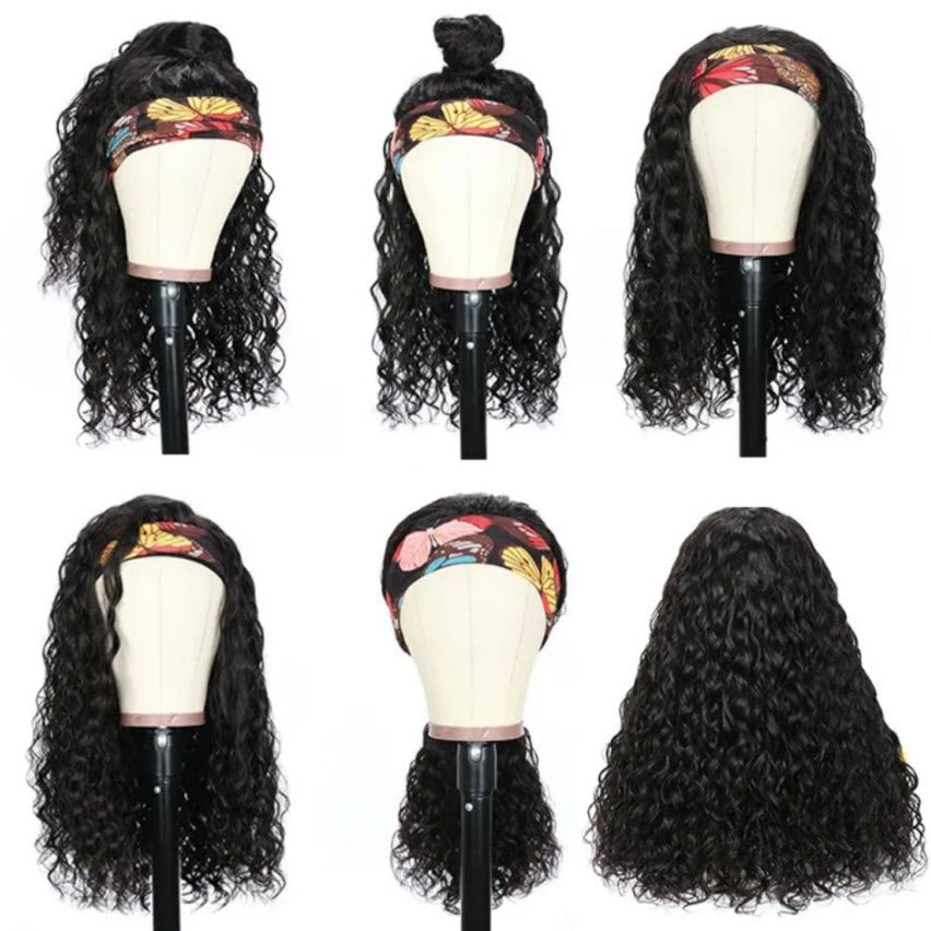 Harriet Water Wave Headband Wig