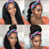 Imogen Kinky Straight Headband Wig - True Glow Naturals