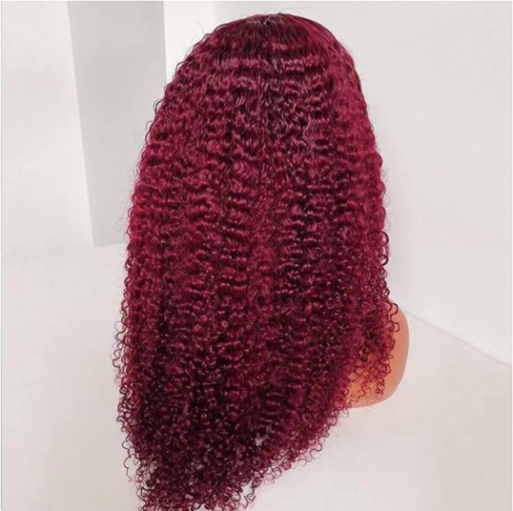 Blaire 99J Burgundy Curly Wig
