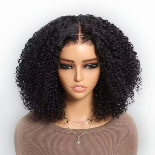 Alexandra Kinky Curly Bob Glueless Wig - True Glow Naturals