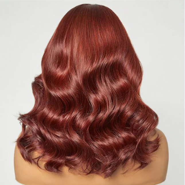 Beatrice Reddish Brown Loose Body Wave Glueless Wig