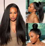 Cressida Brazilian Kinky Straight Wig - True Glow Naturals