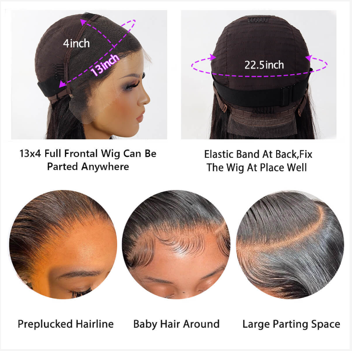 Anastasia Straight Feathered Glueless Wig