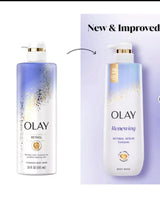 Olay Retinol B3 Hydrating Body Wash & Olay Retinol Body Lotion - True Glow Naturals