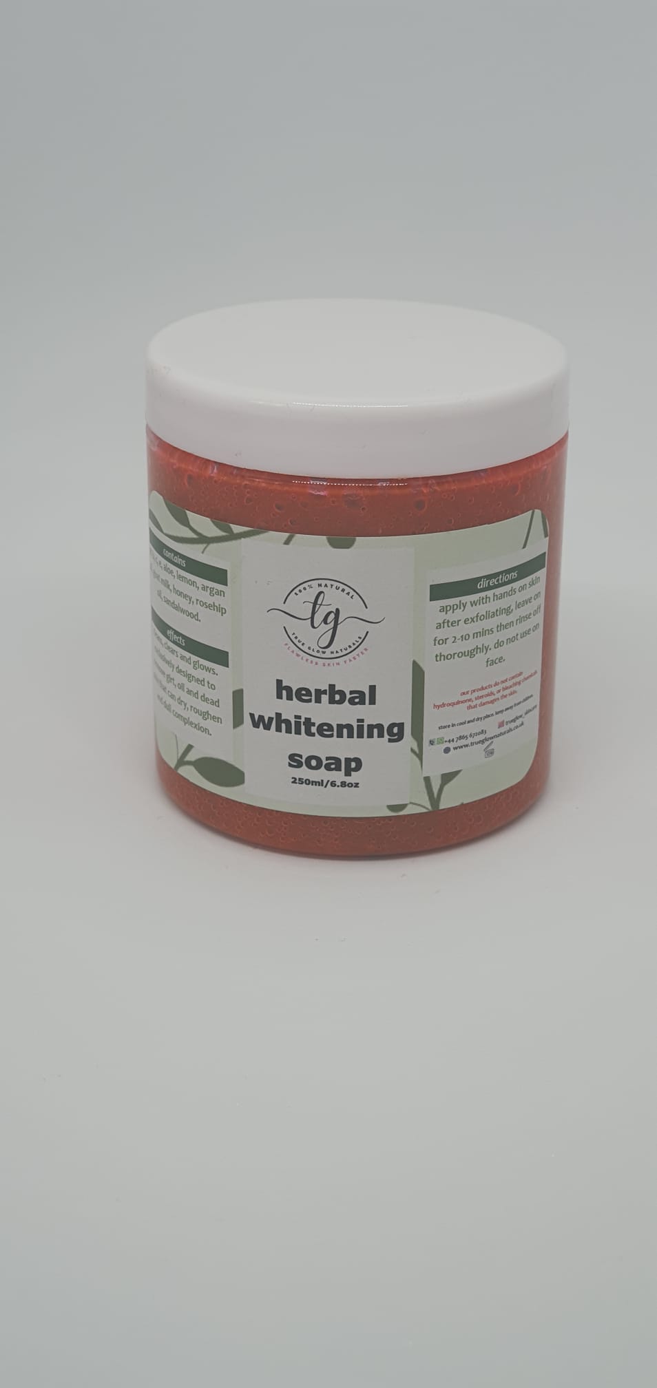 Super Brightening Black Soap (250ml) - True Glow Naturals