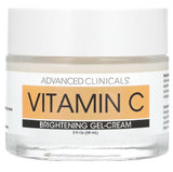 Advanced Clinicals, Vitamin C, Brightening Gel-Cream, 2 fl oz (59 ml) - True Glow Naturals