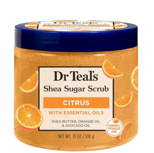 Dr. Teal's, Shea Sugar Scrub, Citrus, 19 oz (538 g) - True Glow Naturals