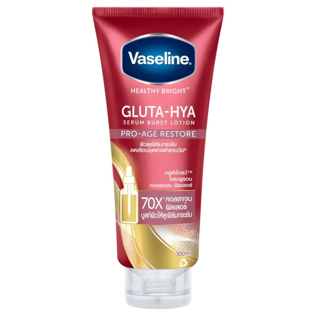 Vaseline Gluta-Hya Healthy Bright Serum Burst Lotion 200ml/300ml - True Glow Naturals