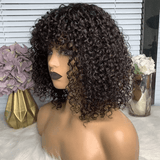 London Shaggy Curly Bang Glueless Wig - True Glow Naturals