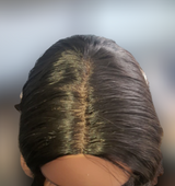 26 inches Human Hair Blend Permanent Bouncy Curls Wig - True Glow Naturals