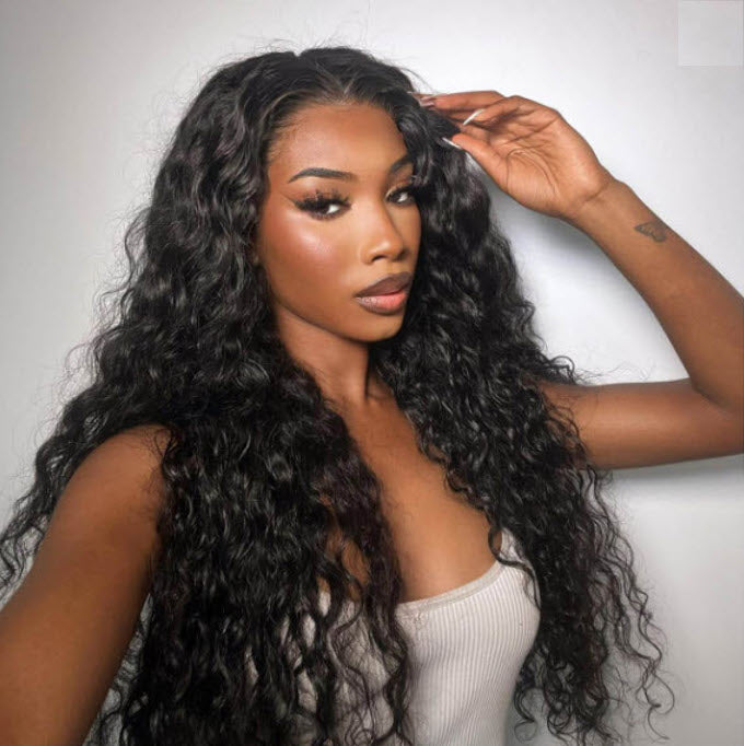 Della  Brazilian Water Wave Wig - True Glow Naturals