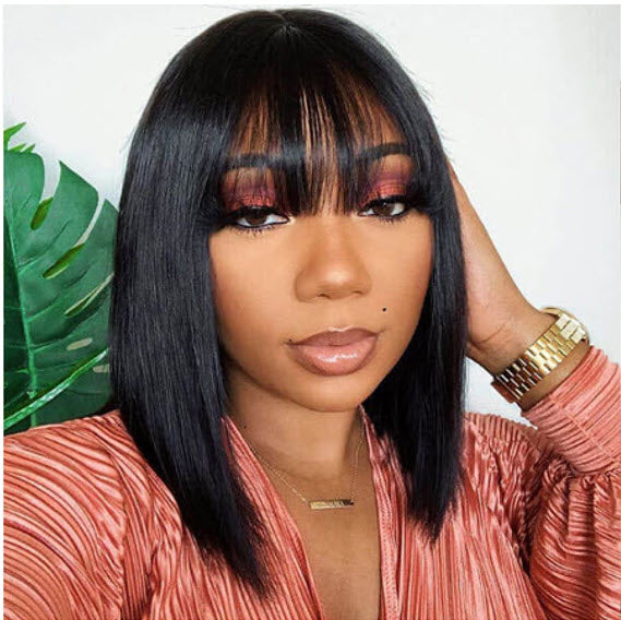 Antoinette Straight Bob With Bang - True Glow Naturals