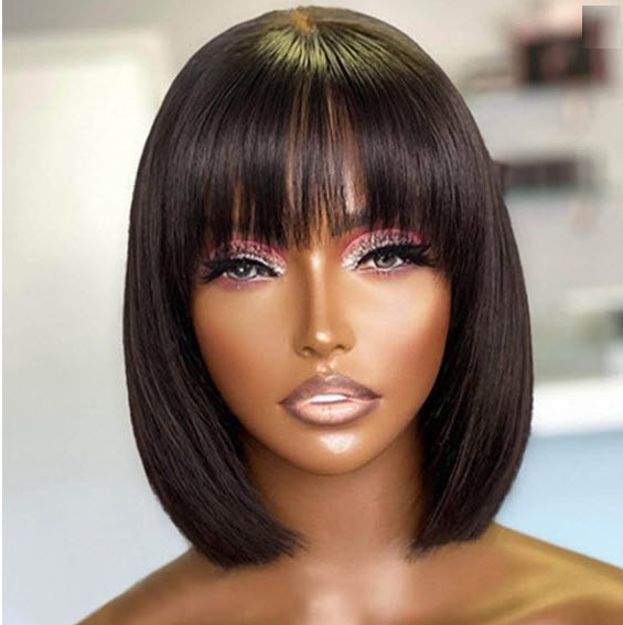Antoinette Straight Bob With Bang - True Glow Naturals