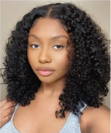 Aria Bouncy Deep Curls Glueless Wig - True Glow Naturals
