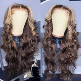 Tiffany Highlight With Skunk Stripe Glueless Wig - True Glow Naturals