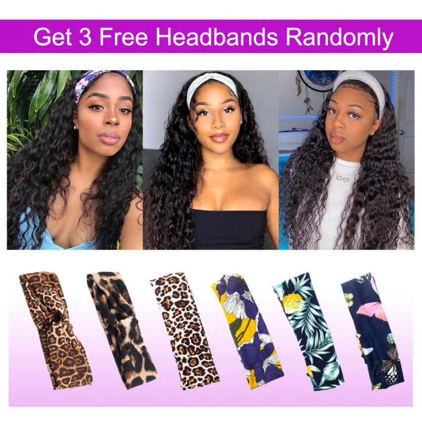 Harriet Water Wave Headband Wig