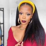 Imogen Kinky Straight Headband Wig - True Glow Naturals