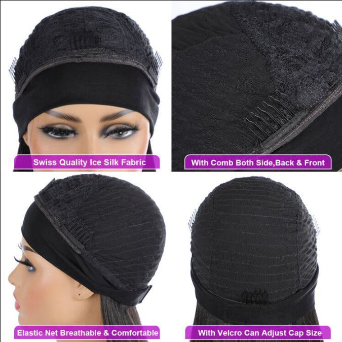 Imogen Kinky Straight Headband Wig