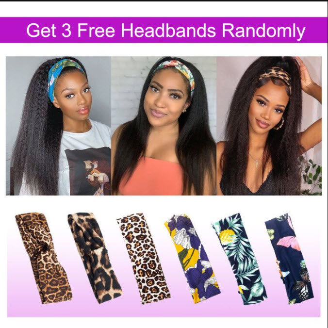 Imogen Kinky Straight Headband Wig - True Glow Naturals