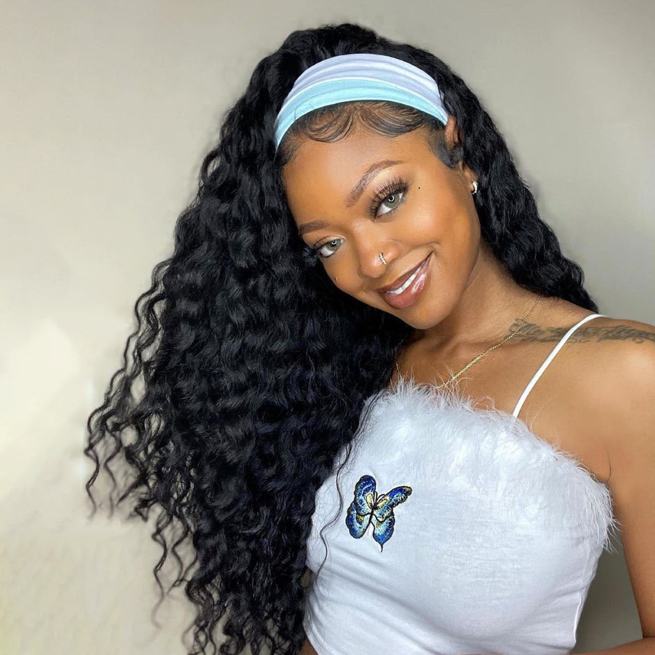 Ingrid Loose Deep Wave Headband Wig - True Glow Naturals