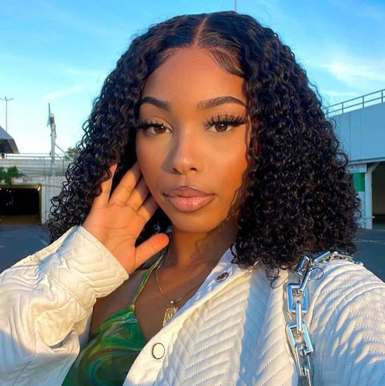 Ivy Curly Bob Glueless Wig