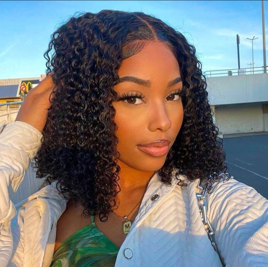 Ivy Curly Bob Glueless Wig