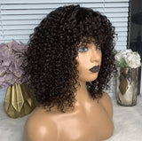 London Shaggy Curly Bang Glueless Wig - True Glow Naturals