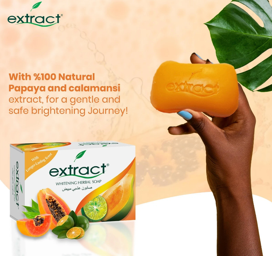Extract Papaya Calamansi Soap 125g - Lightening & Brightening