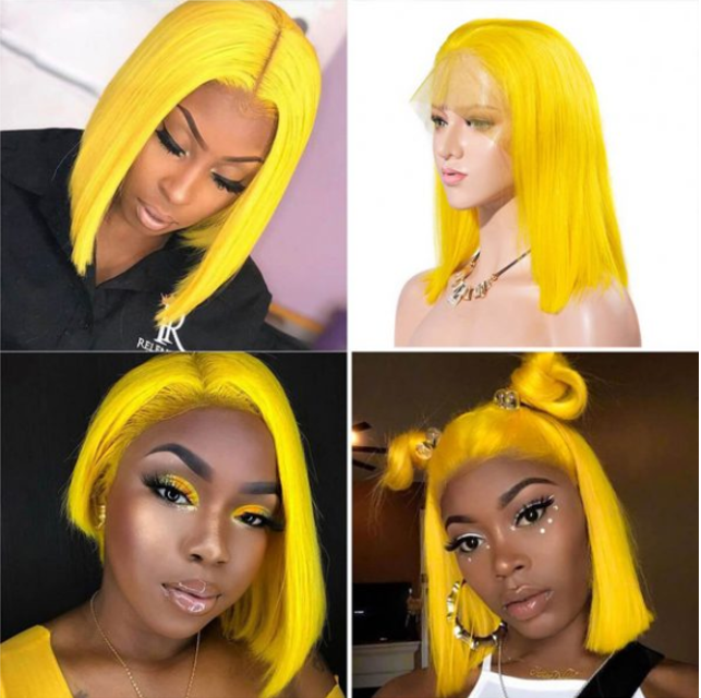 Belinda Colored Bob Wig - True Glow Naturals