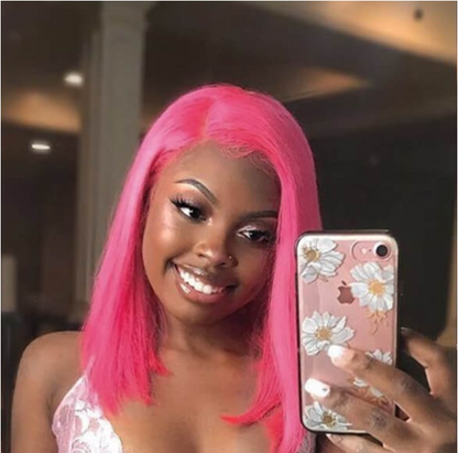 Belinda Colored Bob Wig - True Glow Naturals