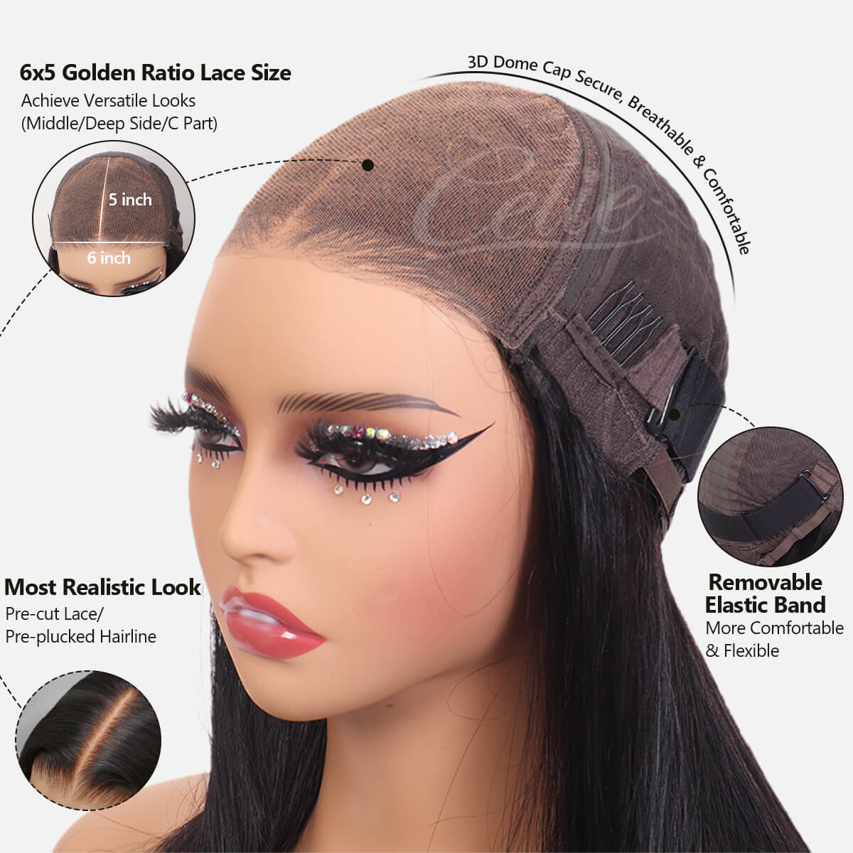 Narissa Ombre Bob Lace Closure Wig - True Glow Naturals
