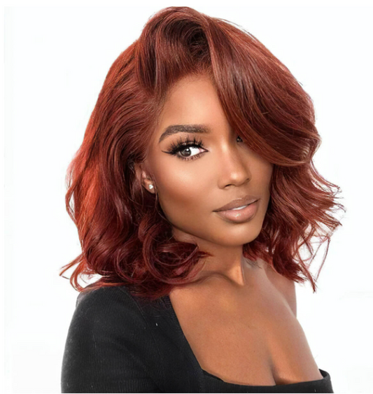 Beatrice Reddish Brown Loose Body Wave Glueless Wig