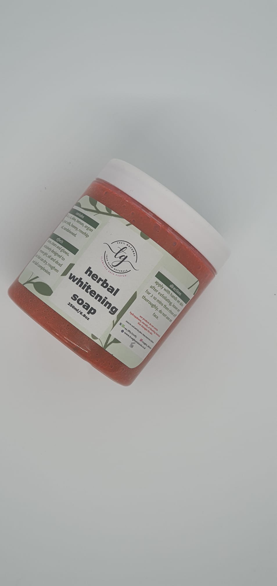 Super Brightening Black Soap (250ml) - True Glow Naturals