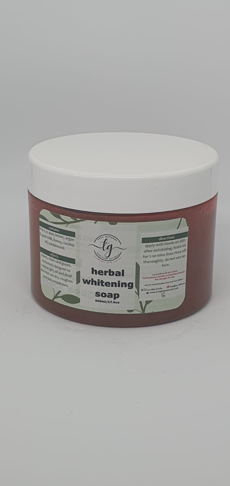 Super Brightening Black Soap (250ml) - True Glow Naturals