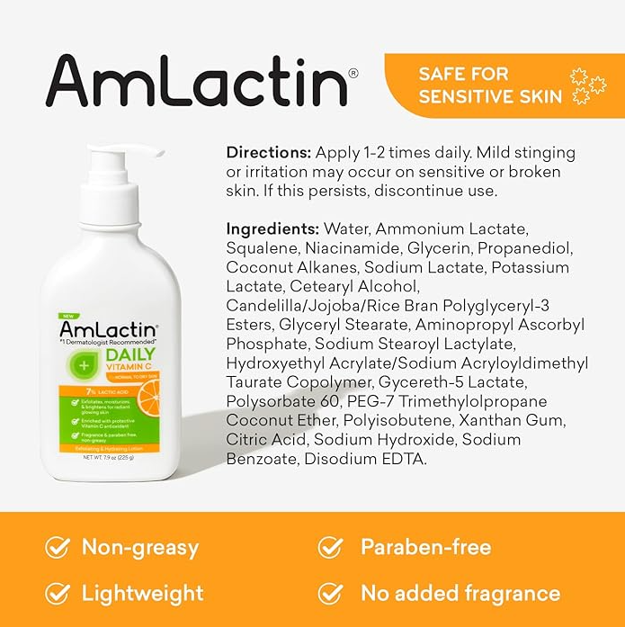 AmLactin Daily Vitamin C Lotion (225g)