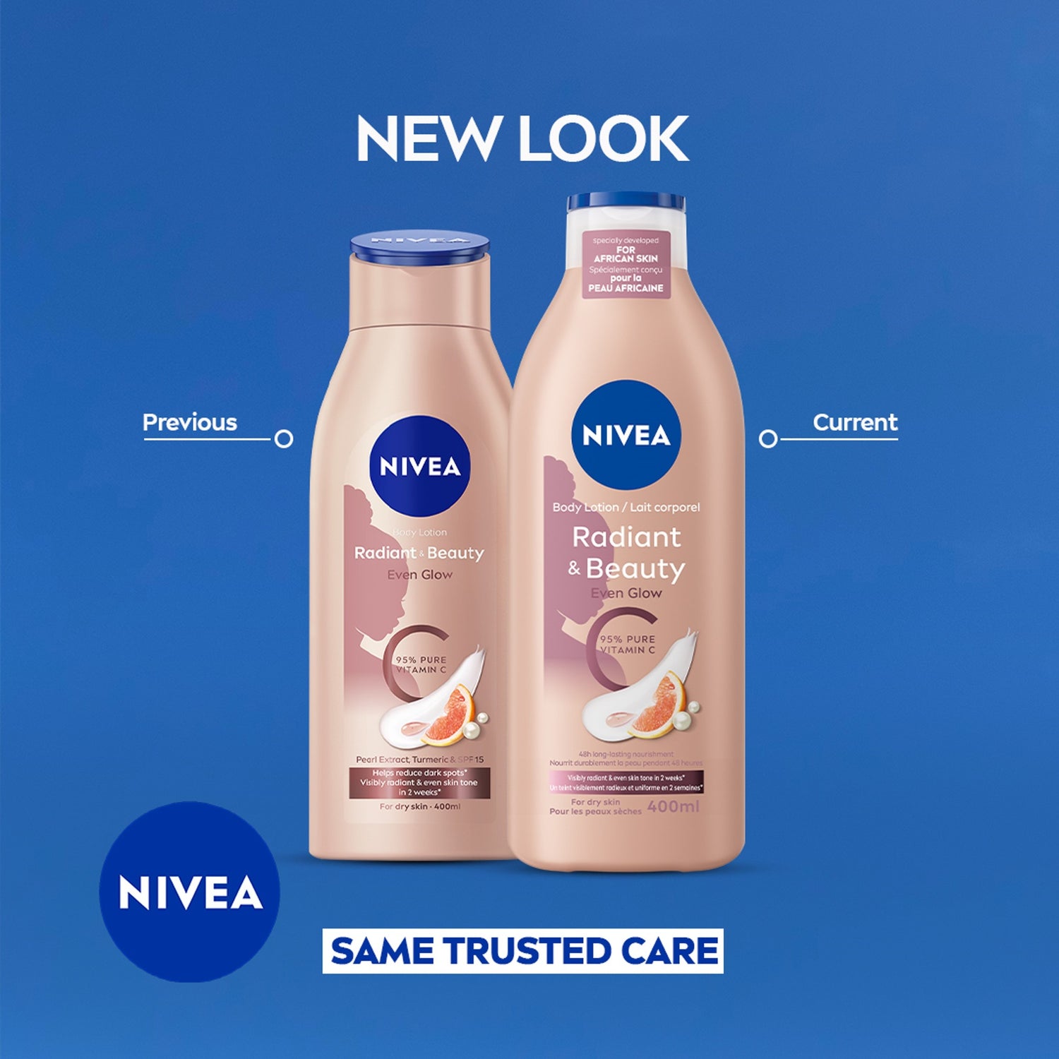 NIVEA RADIANT &amp; BEAUTY EVEN GLOW LOTION 400ML - True Glow Naturals
