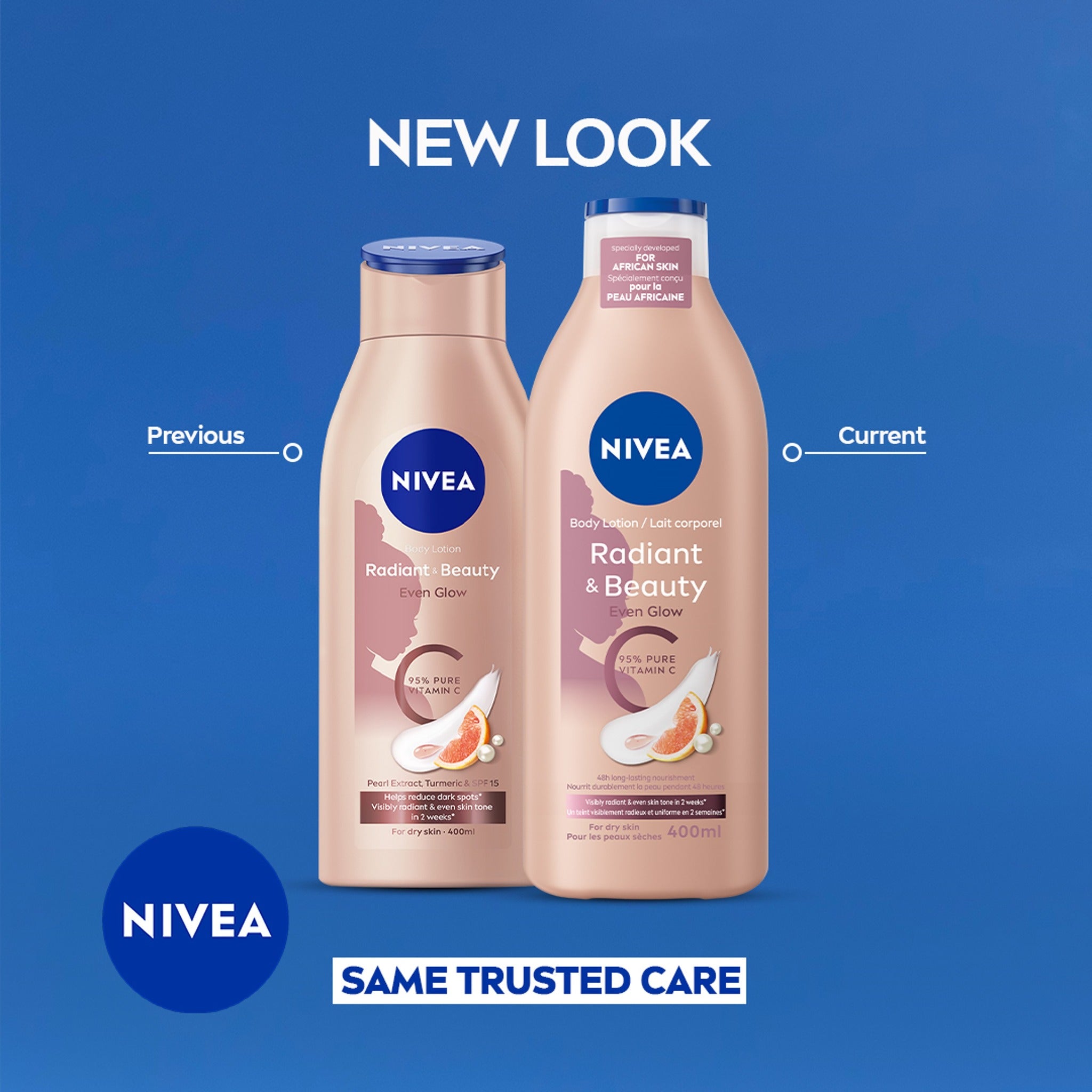 NIVEA RADIANT &amp; BEAUTY EVEN GLOW LOTION 400ML - True Glow Naturals