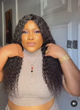 Soft Caribbean Wave Human Hair Blend Wig 22 Inches