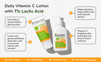 AmLactin Daily Vitamin C Lotion (225g) - True Glow Naturals