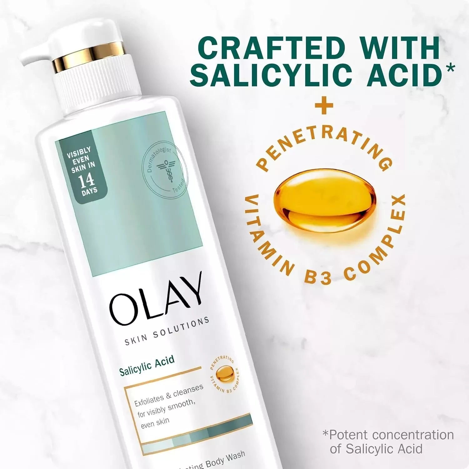 olay body wash, salicylic acid body wash, exfoliating body wash, smoothing body wash, clarifying body wash, body wash for rough skin, pore cleansing body wash, daily body cleanser, hydrating body wash, skin texture body wash, olay exfoliating wash