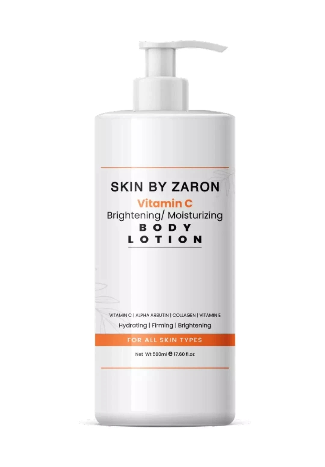 Skin by Zaron Vitamin C Brightening and Moisturizing Body Lotion 500ml - True Glow Naturals