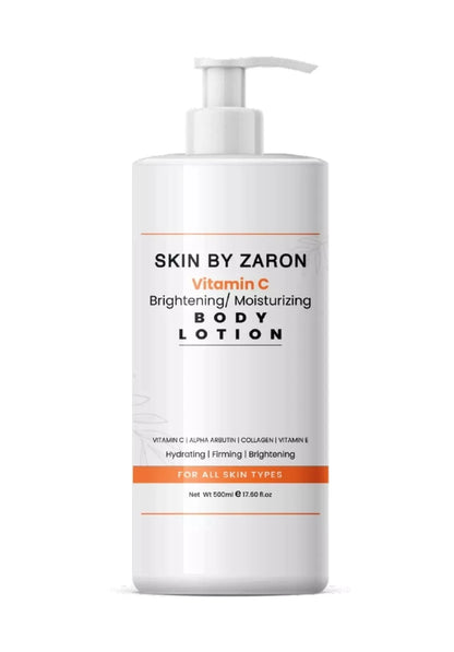 skin by zaron lotion, vitamin c body lotion, brightening lotion, moisturizing body lotion, glowing skin lotion, hydrating lotion, skin radiance lotion, body moisturizer, daily body lotion, skin brightening lotion, smooth skin lotion, vitamin c skincare