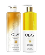 Olay Vitamin C B3 Hydrating Body Wash & Olay Vitamin C Brightening Body Lotion - True Glow Naturals